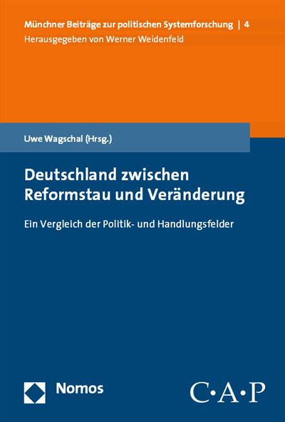 Cover des Buchs: Deutschland zwischen Reformstau und Veränderung