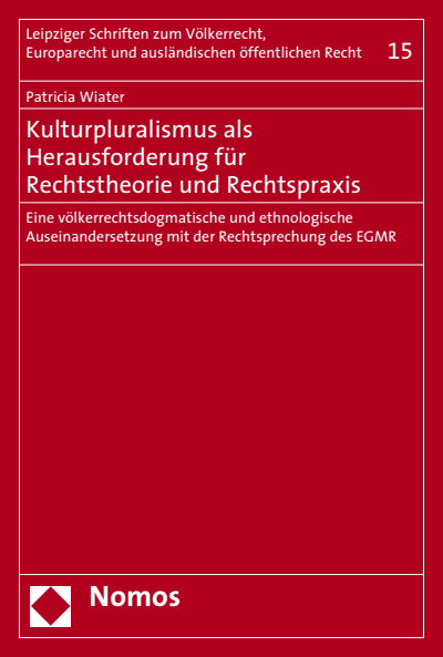 Cover of book: Kulturpluralismus als Herausforderung für Rechtstheorie und Rechtspraxis