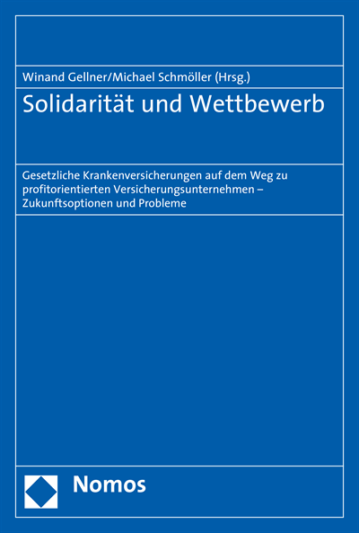 Cover of book: Solidarität und Wettbewerb