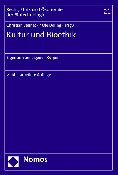 Cover of book: Kultur und Bioethik