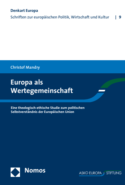 Cover des Buchs: Europa als Wertegemeinschaft