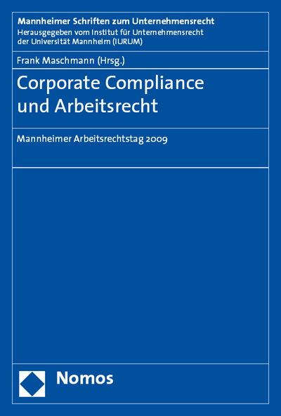 Cover of book: Corporate Compliance und Arbeitsrecht