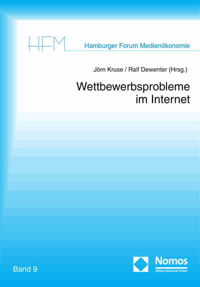 Cover of book: Wettbewerbsprobleme im Internet