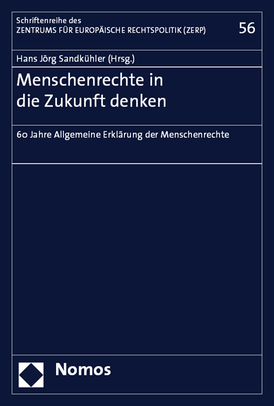 Cover of book: Menschenrechte in die Zukunft denken
