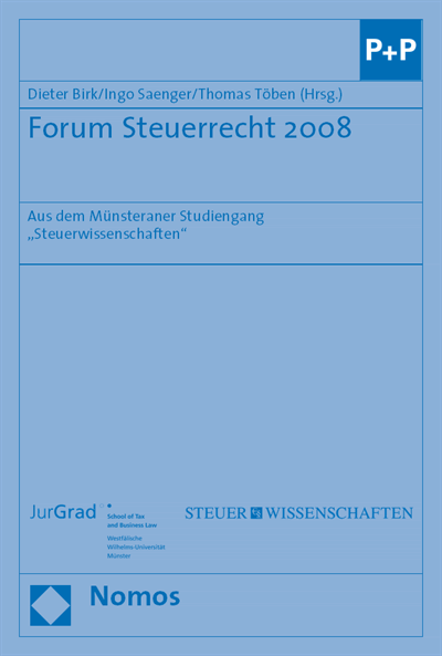 Cover of book: Forum Steuerrecht 2008