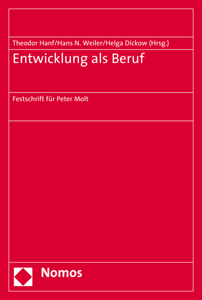 Cover of book: Entwicklung als Beruf