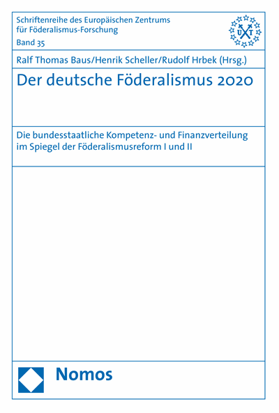 Cover des Buchs: Der deutsche Föderalismus 2020