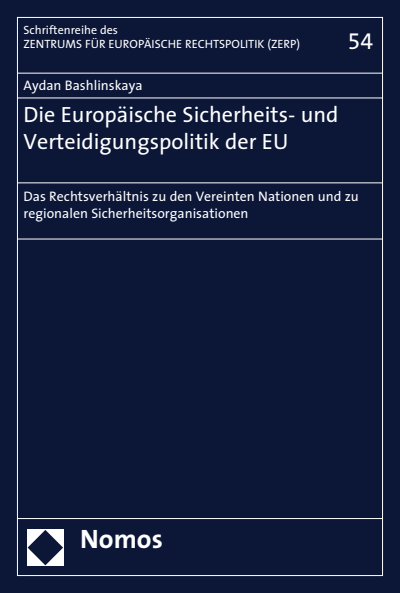 Cover des Buchs: Die Europäische Sicherheits- und Verteidigungspolitik der EU