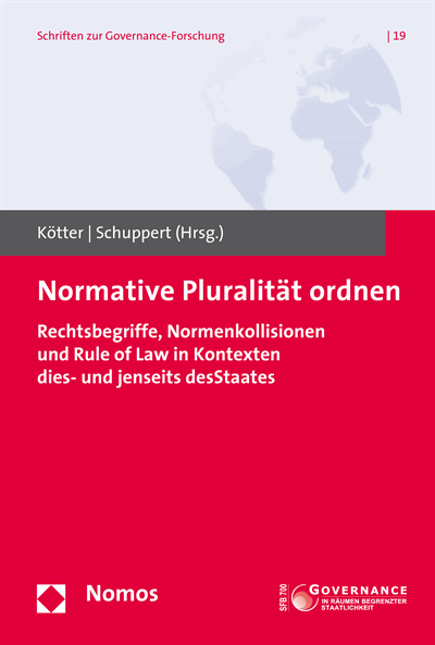 Cover of book: Normative Pluralität ordnen