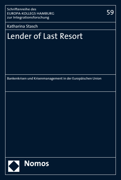 Cover des Buchs: Lender of Last Resort