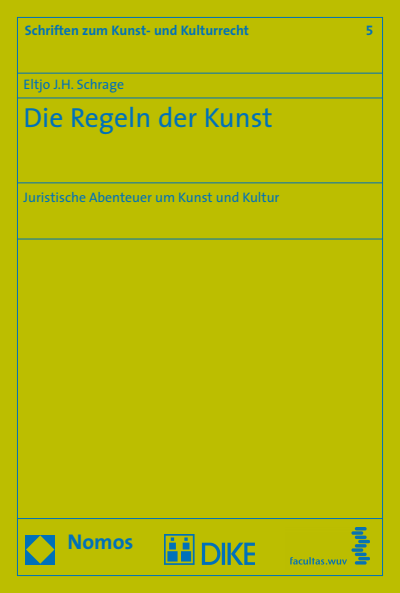 Cover of book: Die Regeln der Kunst
