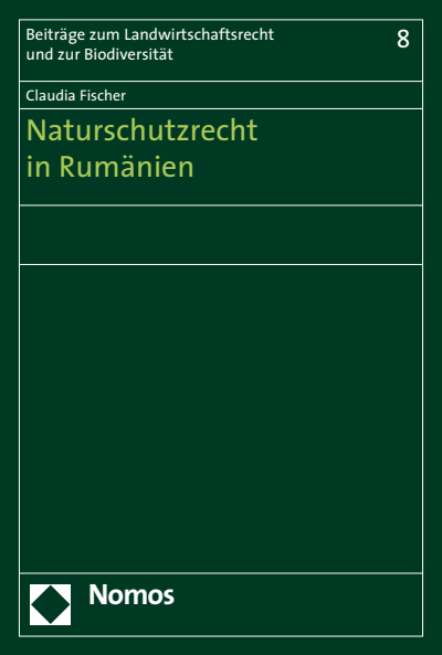 Cover des Buchs: Naturschutzrecht in Rumänien
