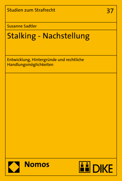 Cover of book: Stalking - Nachstellung
