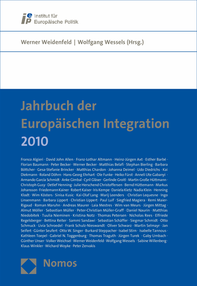 Cover des Buchs: Jahrbuch der Europäischen Integration 2009