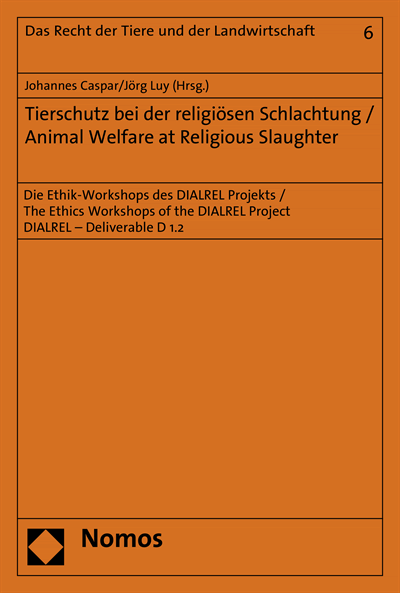Cover des Buchs: Tierschutz bei der religiösen Schlachtung / Animal Welfare at Religious Slaughter
