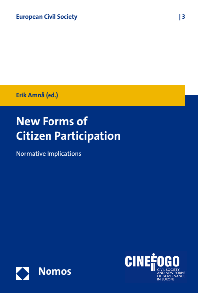 Cover des Buchs: New Forms of Citizen Participation
