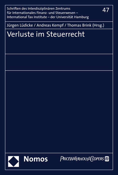 Cover of book: Verluste im Steuerrecht
