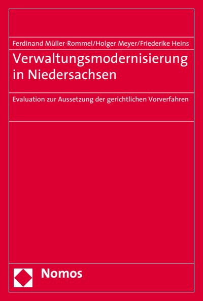 Cover of book: Verwaltungsmodernisierung in Niedersachsen
