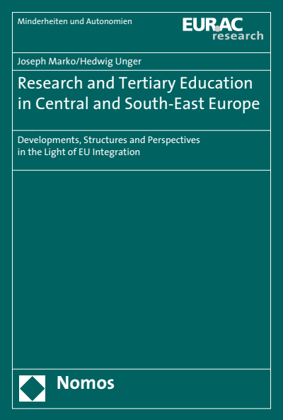 Cover of book: Research and Tertiary Education in Central and South-East Europe