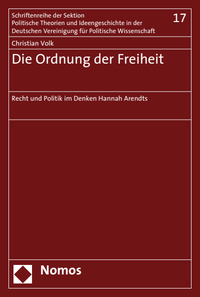 Cover of book: Die Ordnung der Freiheit