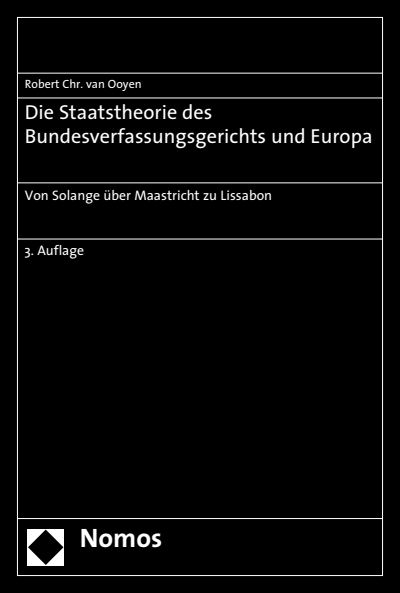 Cover of book: Die Staatstheorie des Bundesverfassungsgerichts und Europa