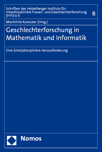 Cover of book: Geschlechterforschung in Mathematik und Informatik