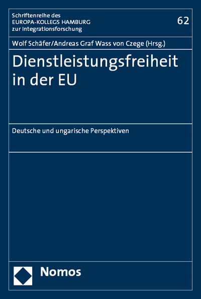 Cover of book: Dienstleistungsfreiheit in der EU