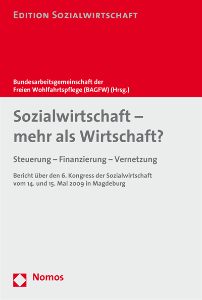 Cover of book: Sozialwirtschaft - mehr als Wirtschaft?