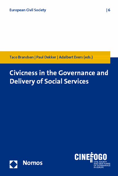 Cover of book: Civicness in the Governance and Delivery of Social Services