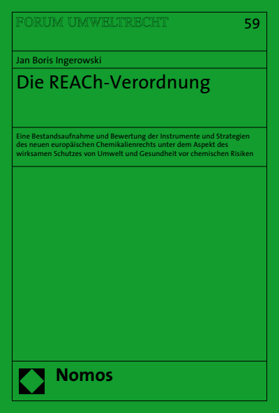 Cover des Buchs: Die REACh-Verordnung
