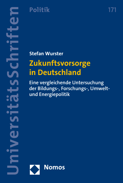 Cover of book: Zukunftsvorsorge in Deutschland