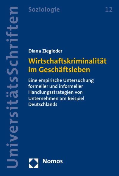 Cover des Buchs: Wirtschaftskriminalität im Geschäftsleben