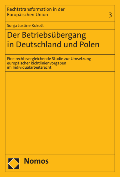 Cover des Buchs: Der Betriebsübergang in Deutschland und Polen