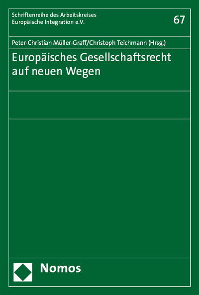 Cover of book: Europäisches Gesellschaftsrecht auf neuen Wegen