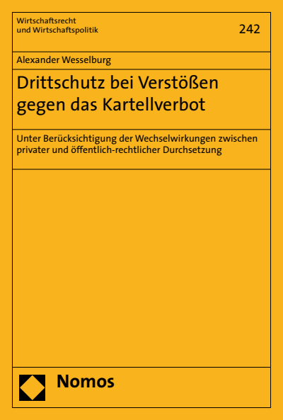 Cover of book: Drittschutz bei Verstößen gegen das Kartellverbot