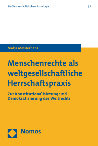 Cover of book: Menschenrechte als weltgesellschaftliche Herrschaftspraxis
