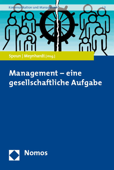 Cover of book: Management - eine gesellschaftliche Aufgabe