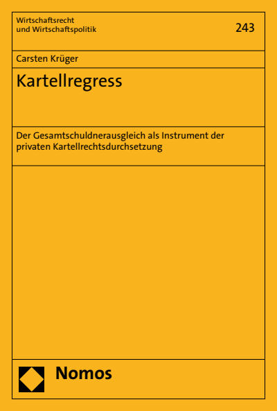 Cover of book: Kartellregress
