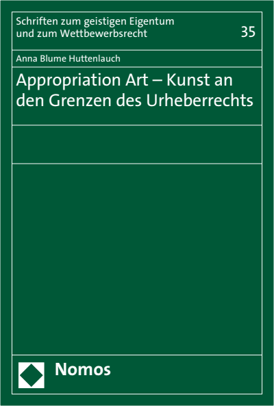 Cover of book: Appropriation Art - Kunst an den Grenzen des Urheberrechts