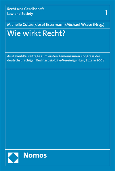 Cover of book: Wie wirkt Recht?