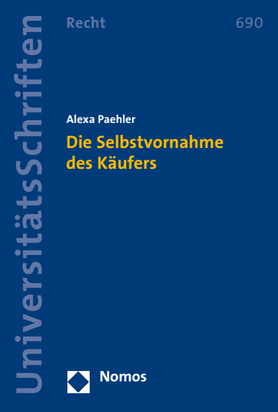 Cover des Buchs: Die Selbstvornahme des Käufers