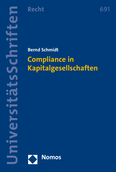 Cover des Buchs: Compliance in Kapitalgesellschaften