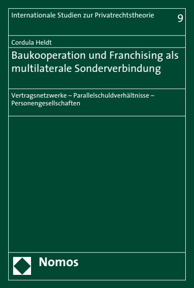 Cover des Buchs: Baukooperation und Franchising als multilaterale Sonderverbindung