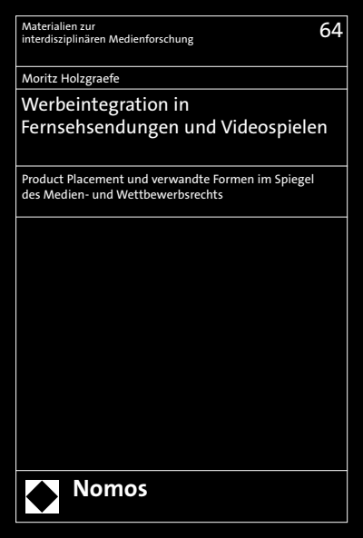 Cover des Buchs: Werbeintegration in Fernsehsendungen und Videospielen