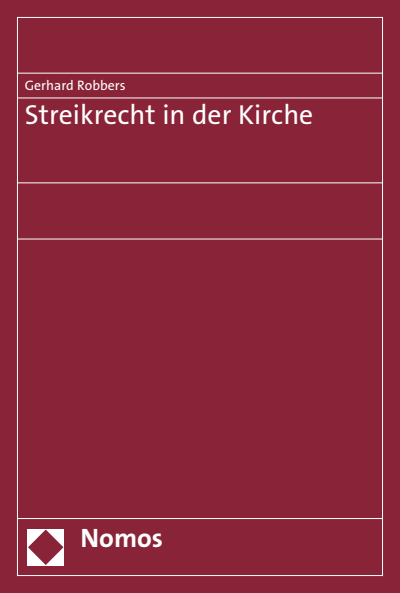 Cover des Buchs: Streikrecht in der Kirche