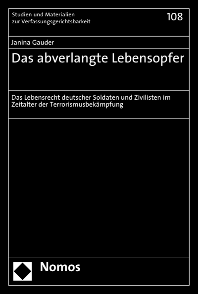 Cover of book: Das abverlangte Lebensopfer