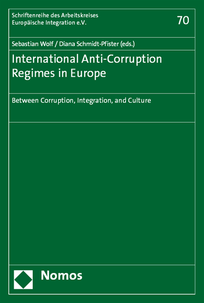 Cover of book: International Anti-Corruption Regimes in Europe