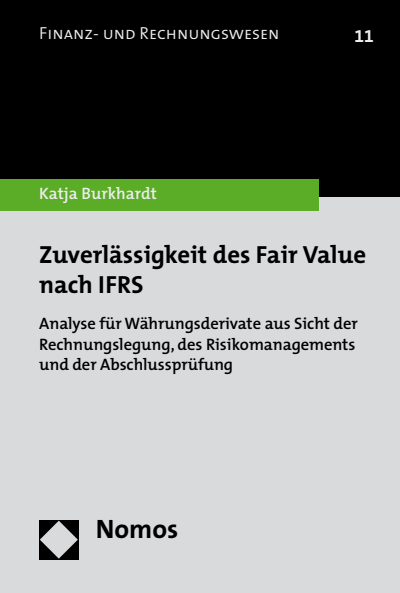 Cover of book: Zuverlässigkeit des Fair Value nach IFRS