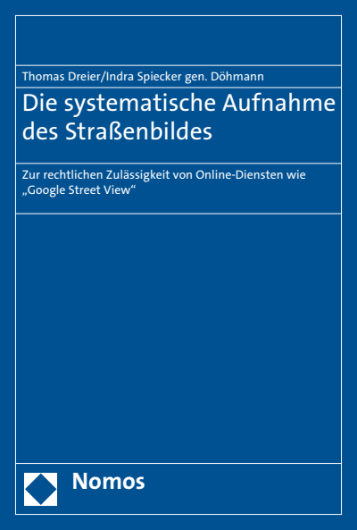 Cover des Buchs: Die systematische Aufnahme des Straßenbildes