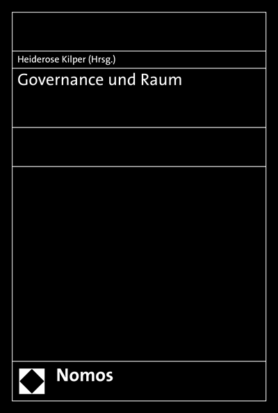 Cover of book: Governance und Raum
